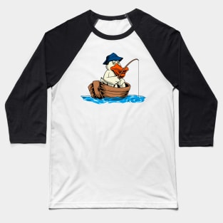 Pelican fishing Baseball T-Shirt